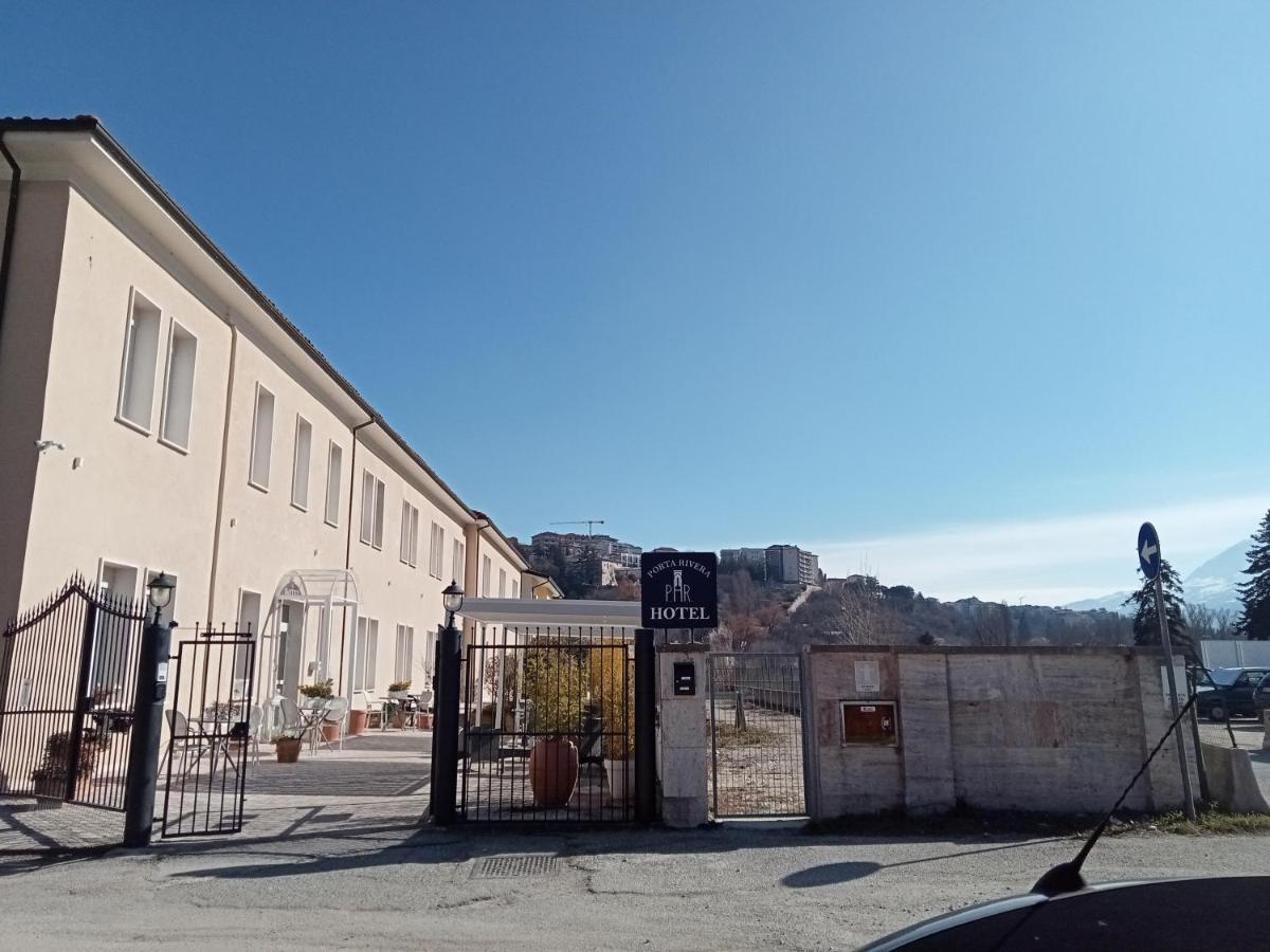 Hotel Porta Rivera LʼAquila Exterior foto